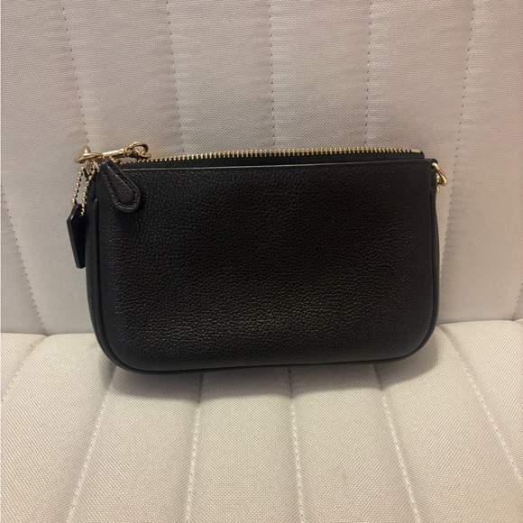 Coach Black Leather Nolita Chain wristlet - Picture 2 of 9